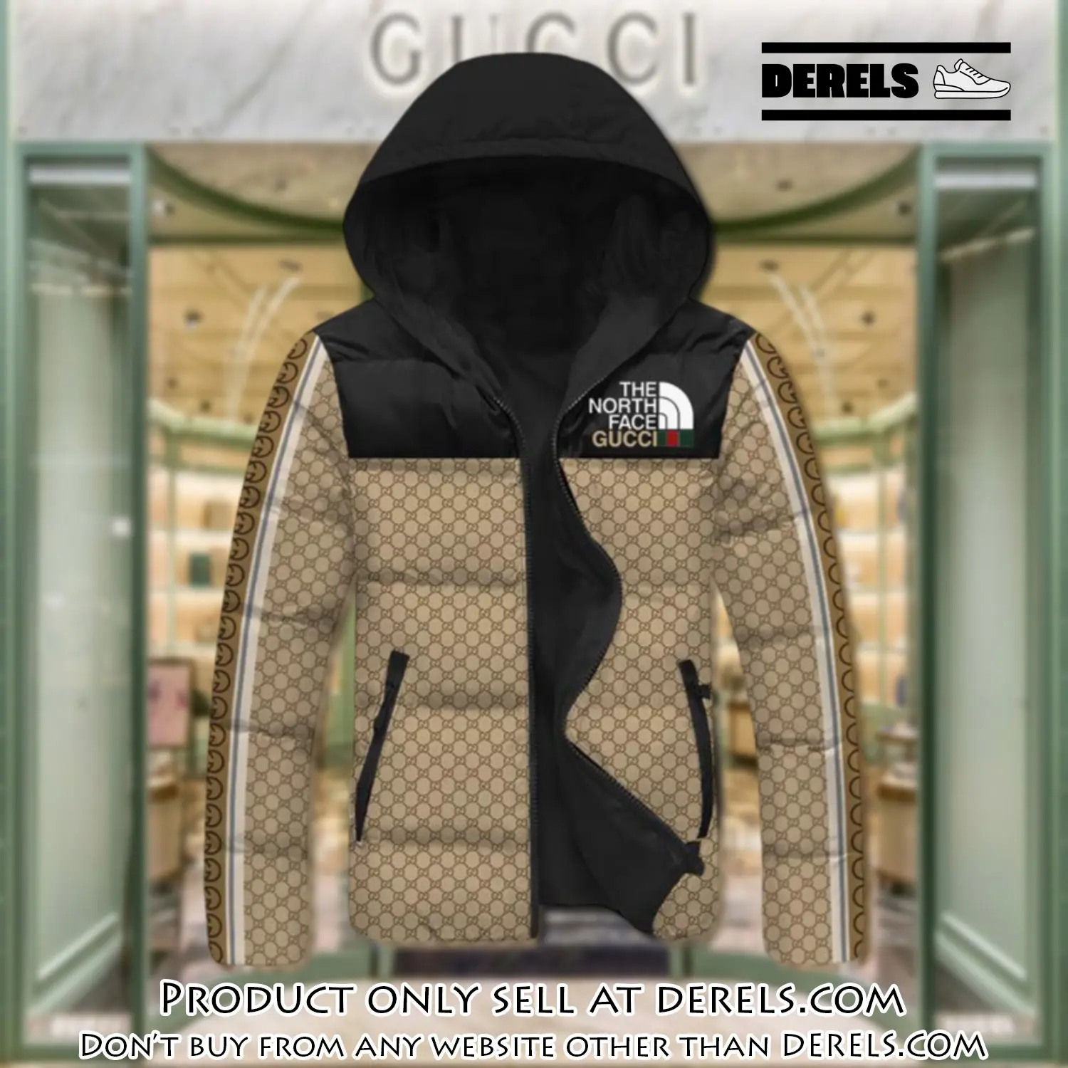 Gucci downfilled coat ultralight down jacket outdoor jacket warm outwear dfj1004 dr2813730
